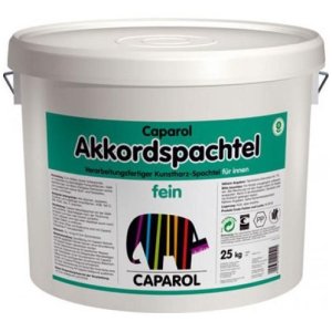 Шпатлевка Akkordspachtel Fein, 25 кг Caparol (Капарол)