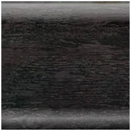 Плинтус ПВХ напольный NGF56, камень черный, 2500х56х20 мм. Salag (Салаг)