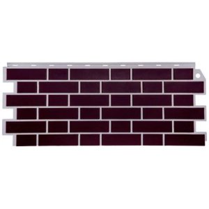 Фасадная панель коллекция Кирпич облицовочный Britt, 1130х463 мм, темно-бордовый FineBer (ФайнБер)