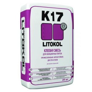 Цементный клей K17, 25 кг. Litokol (Литокол)