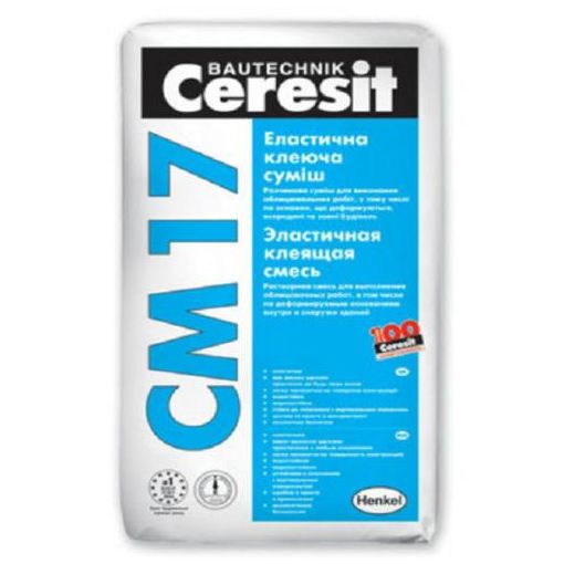 Плиточный клей СМ17, 25 кг Ceresit (Церезит)