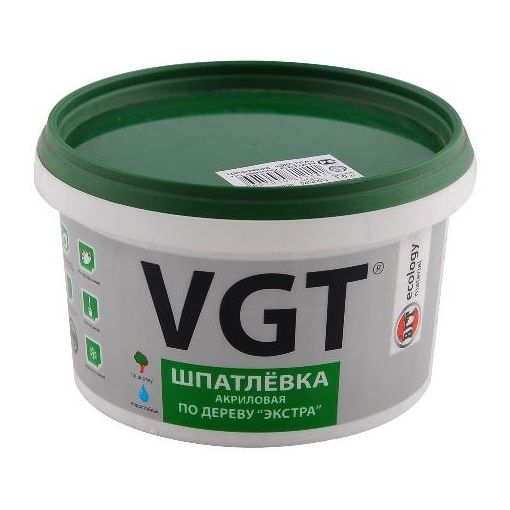 Шпатлевка по дереву Экстра, 0,3 кг, сосна ВГТ (VGT)